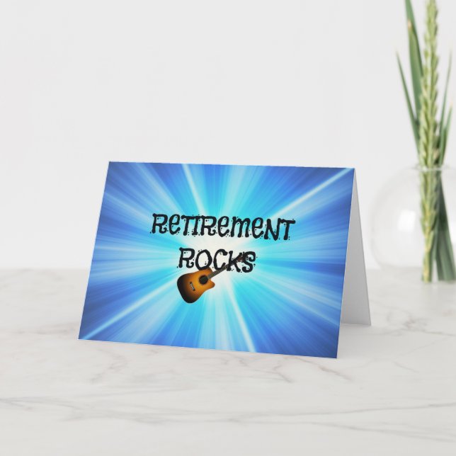 Retirement Rocks Card (Front)