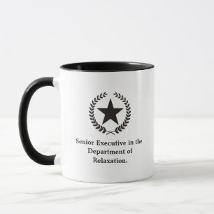 Retirement: Senior Executive Funny Retired Gift Mug