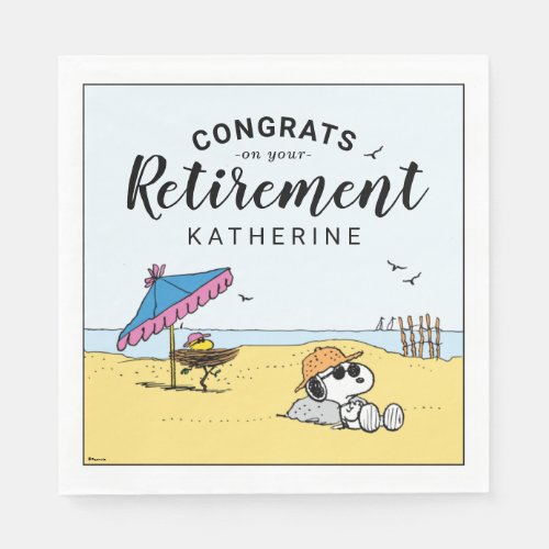 Retirement | Snoopy & Woodstock on the Beach