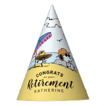 Retirement | Snoopy & Woodstock on the Beach Party Hat