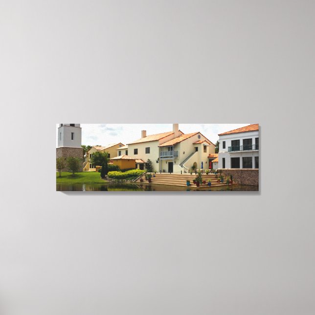 Retirement - Solivita Village Center Kissimmee FL Canvas Print (Front)