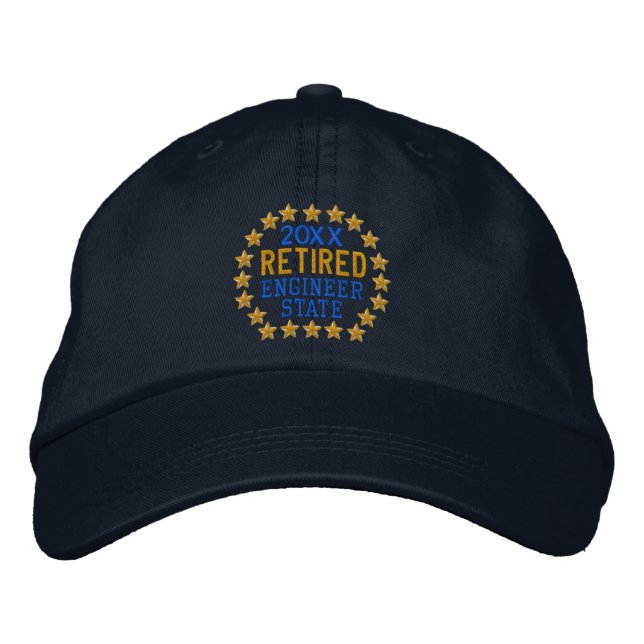 Retirement Stars Personalize it  Embroidered Cap (Front)