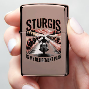 Retirement Sturgis Biker Road Trip Gift Zippo Lighter