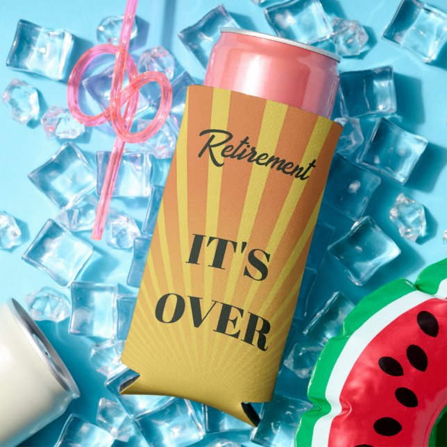 Retirement Sunray Momento Modern Seltzer Can Cooler (In Situ Summer)