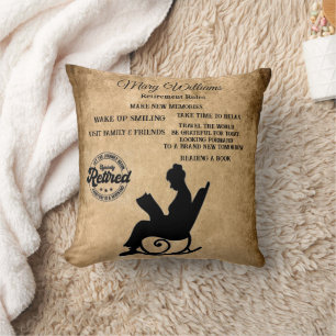 Retirement Throw Pillow