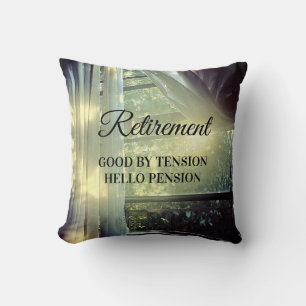 Retirement Throw Pillow