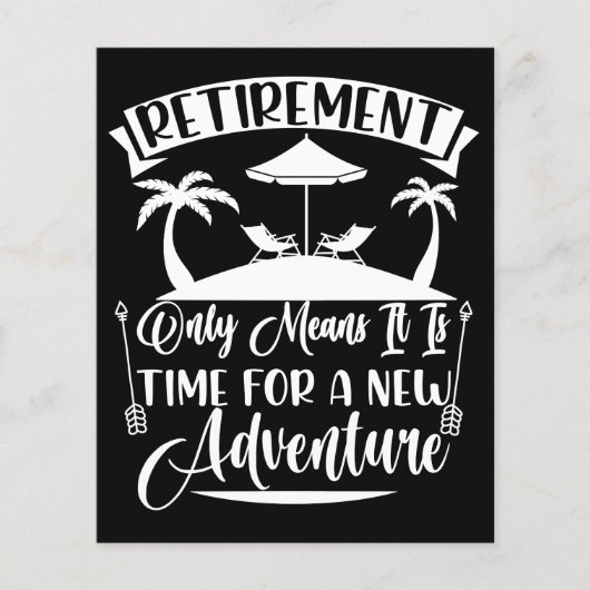 Retirement Time For A New Adventure Retirement (Front)