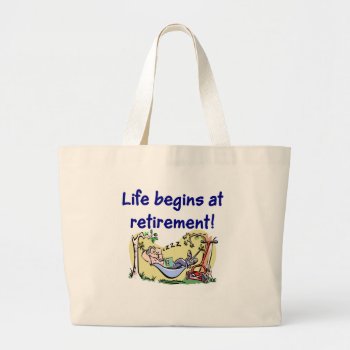 Retirement Tote Bag by occupationtshirts at Zazzle