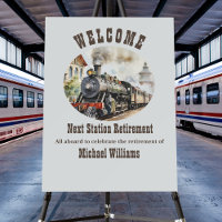 Retirement Travel Rolling Party Train Next Station
