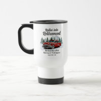 Retirement Travel Theme Classic Retro Car Rolling