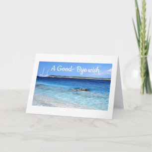 Retirement, traveling greeting card