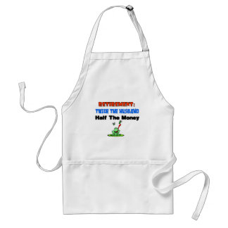 Retirement twice the husband adult apron