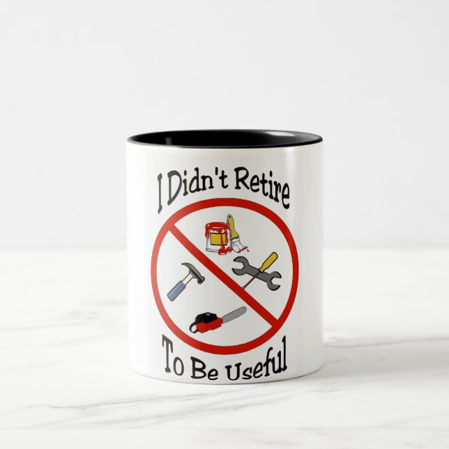 Retirement Two-Tone Coffee Mug (Center)