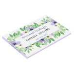 Retirement Wishes Lavender Watercolor Floral Guest Book Retirement Wishes Lavender Watercolor Floral Guest Book