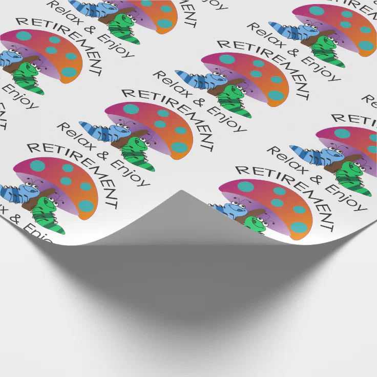 Retirement Wrapping Paper Zazzle