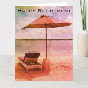 retiring beach seat big card