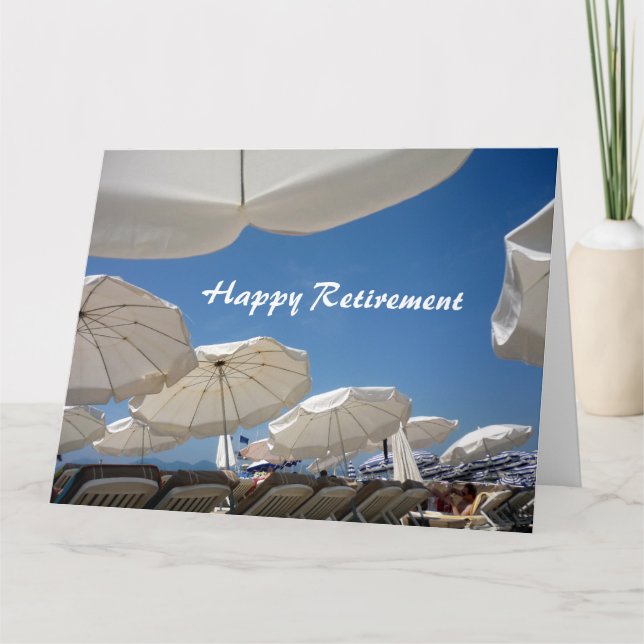 retiring umbrellas big card (Front)