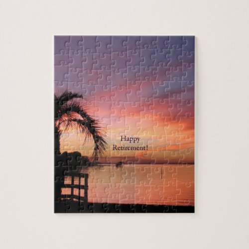 Retirment Florida Sunset Jigsaw Puzzle