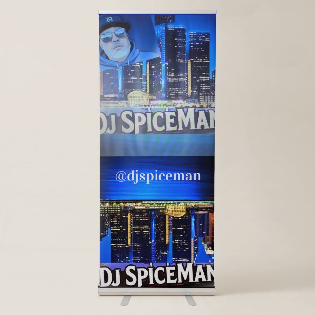 Retractable Background Banner (Front)