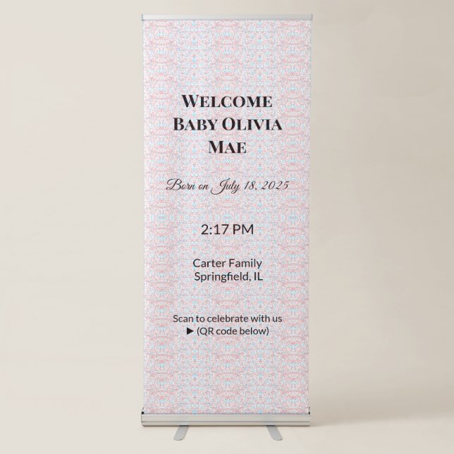 Retractable Banner Stand – Pop Up, Roll Up, Stand  (Front)