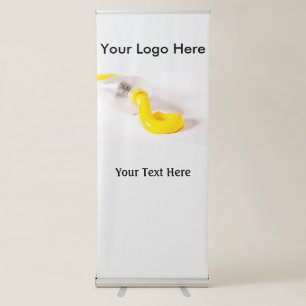 Retractable Banner with Oil Paint Image