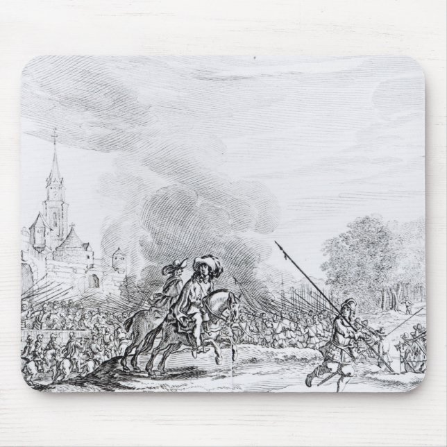 Retreat from the Battle of Worcester Mouse Pad (Front)