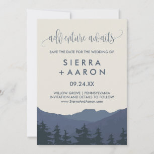 Retreat to the Mountains Adventure Awaits Save The Date