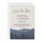 Retreat to the Mountains Save the Date Card