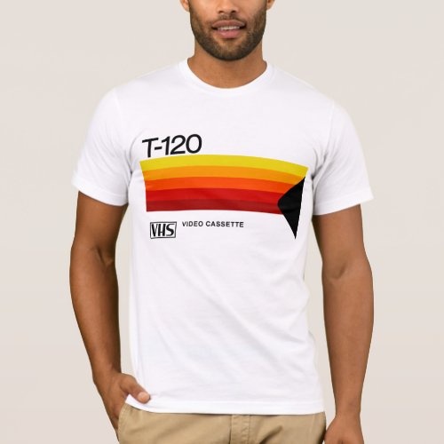 Retrhomage Series 80s T_120 VHS T_Shirt