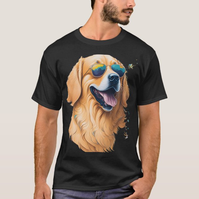 Retriever dog T-Shirt (Front)