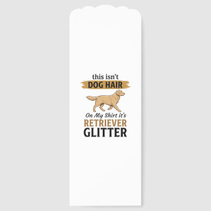 Retriever Glitter Funny Dog Lover Vintage Design_1 Bookmarks