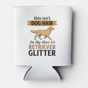 Retriever Glitter Funny Dog Lover Vintage Design_1 Can Cooler