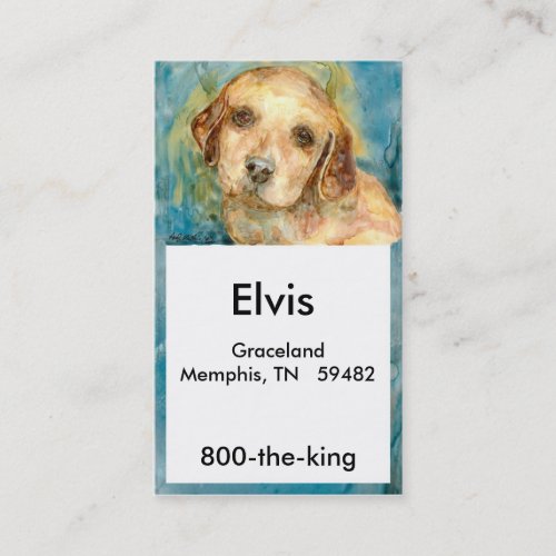 Retriever Puppy Biz Card Business Card Template