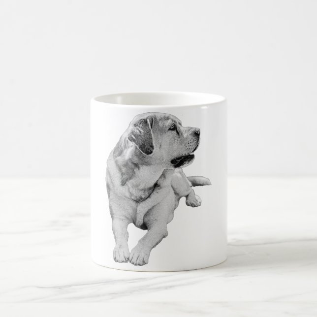 Retriever Reverie, Soft Shaded Coffee Mug (Center)