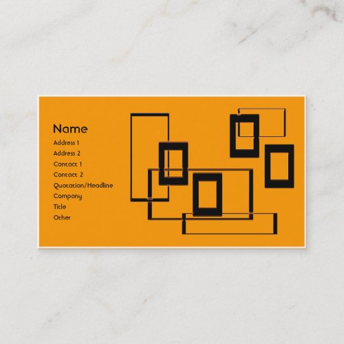 Retro 102 business card template