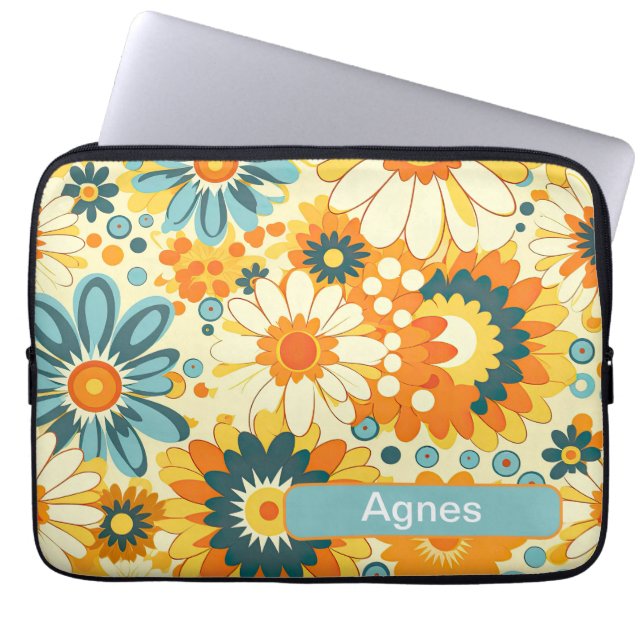 Retro 14 laptop sleeve (Front)