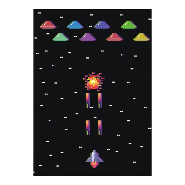 Retro 1908s Video game arcade Photo Print (Front)