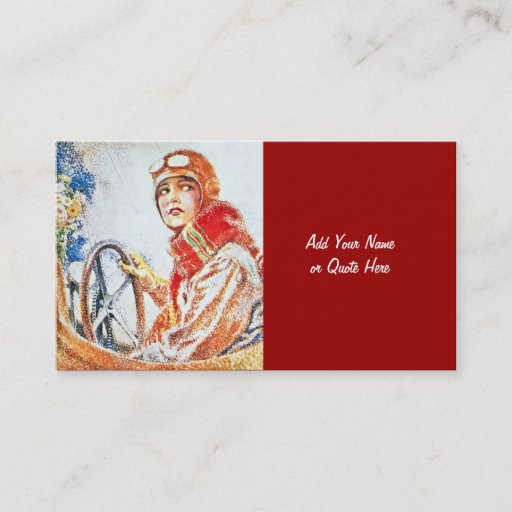 Customizable Retro 1920's business card templates