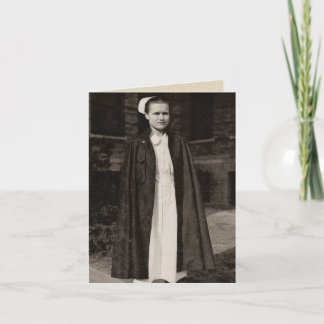 Retro 1930s Nurse Card