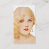 Retro 1930s Pinup Business Card (Back)