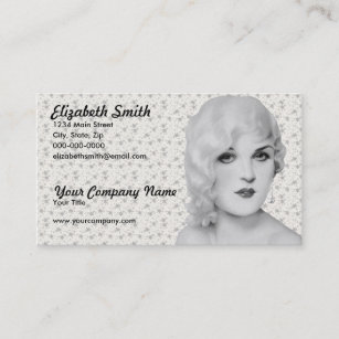 Retro 1930s Pinup Business Card
