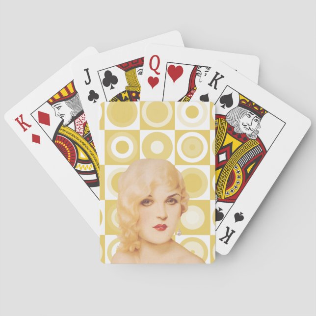 Retro 1930s Pinup Poker Cards (Back)