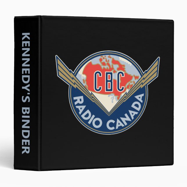 Retro 1940-1958 3 ring binder (Front/Spine)