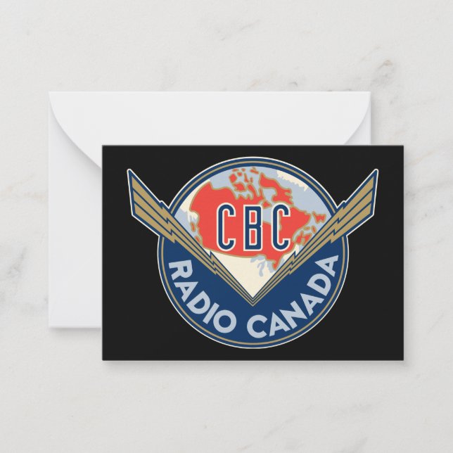 Retro 1940-1958 note card (Front)