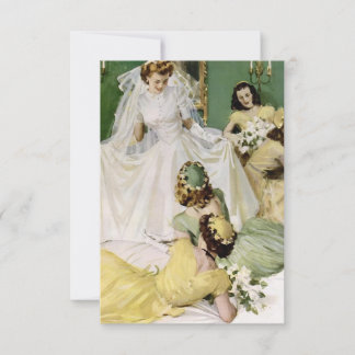 Retro 1940s Bridal Shower V2 Invitation