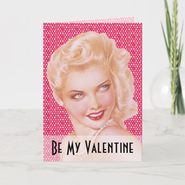 Retro 1940s Love Holiday Card (Front)