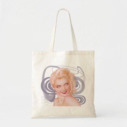 Retro 1940s Pinup Tote Bag