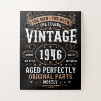 Retro 1946 Birthday Man Myth Legend 80th Gift
