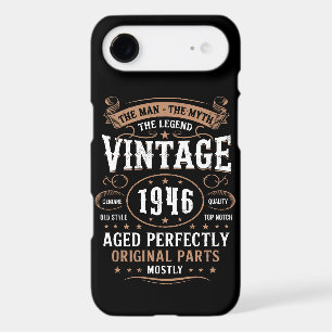 Retro 1946 Birthday Man Myth Legend 80th   iPhone 17 Air Case