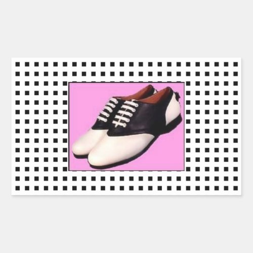 Retro 1950 Saddle Shoe Stickers